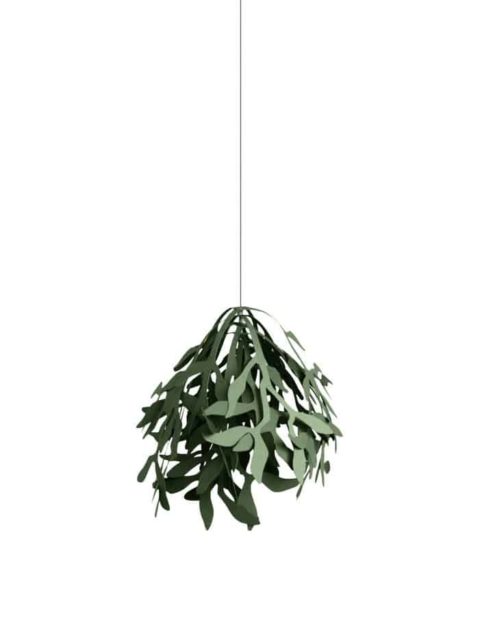 mistletoe paper ornament simple and elegant Christmas decoration - mistletoe paper ornament