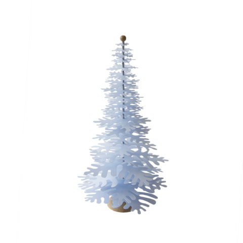 Light Blue Metallic Paper Christmas Tree 3D Decoration Big Light Blue Metallic Paper Christmas Tree 3D Decoration Big