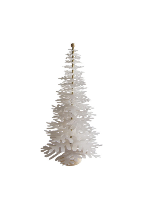 Modern Christmas Tree 3D Metallic Powder Gold Paper Decoration Big Modern Christmas Tree 3D Metallic Powder Gold Paper Decoration Big